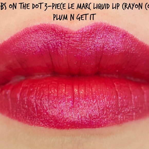 Marc Jacobs Le Marc Crayon PLUM N GET IT 360 ~ NEW IN BOX - Picture 6 of 7